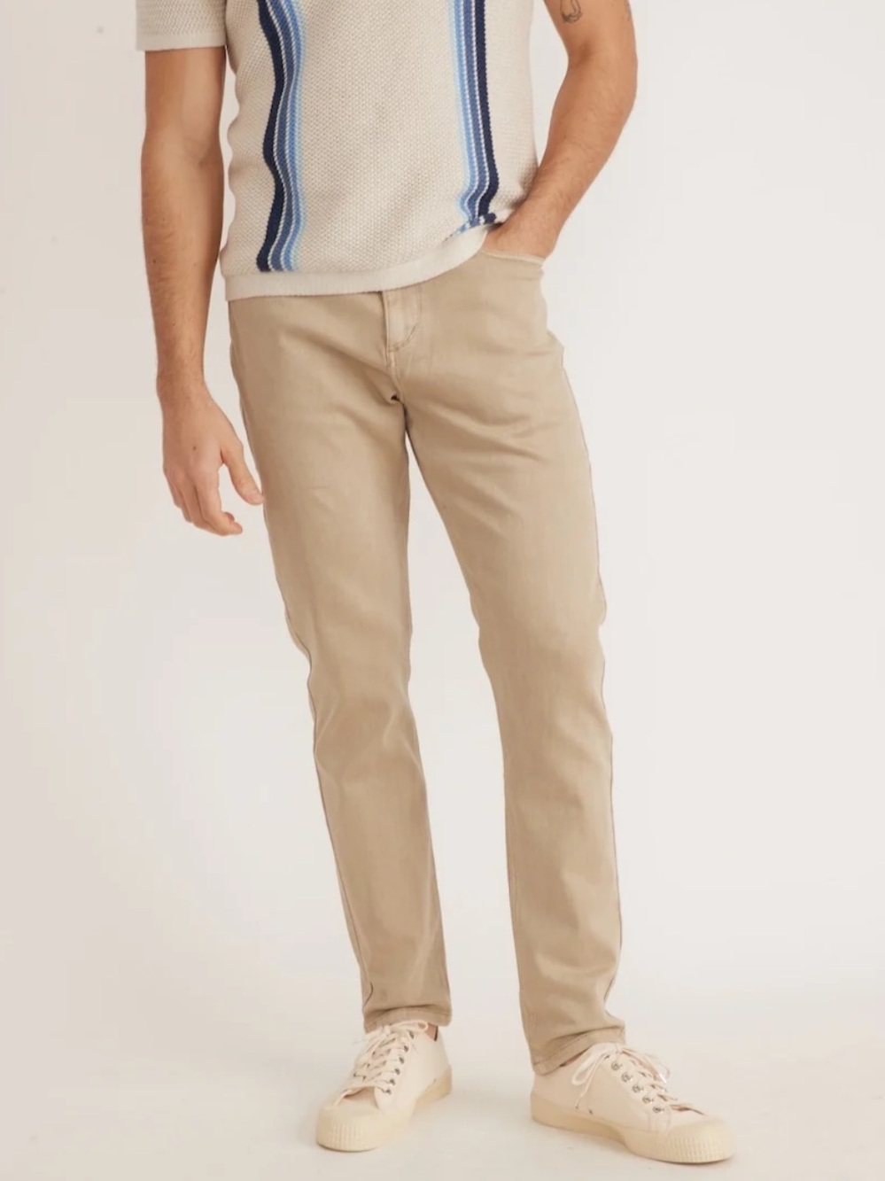 Marine Layer Men’s Athletic Fit Khaki 5 Pocket Twill Pant Size 30 x 32